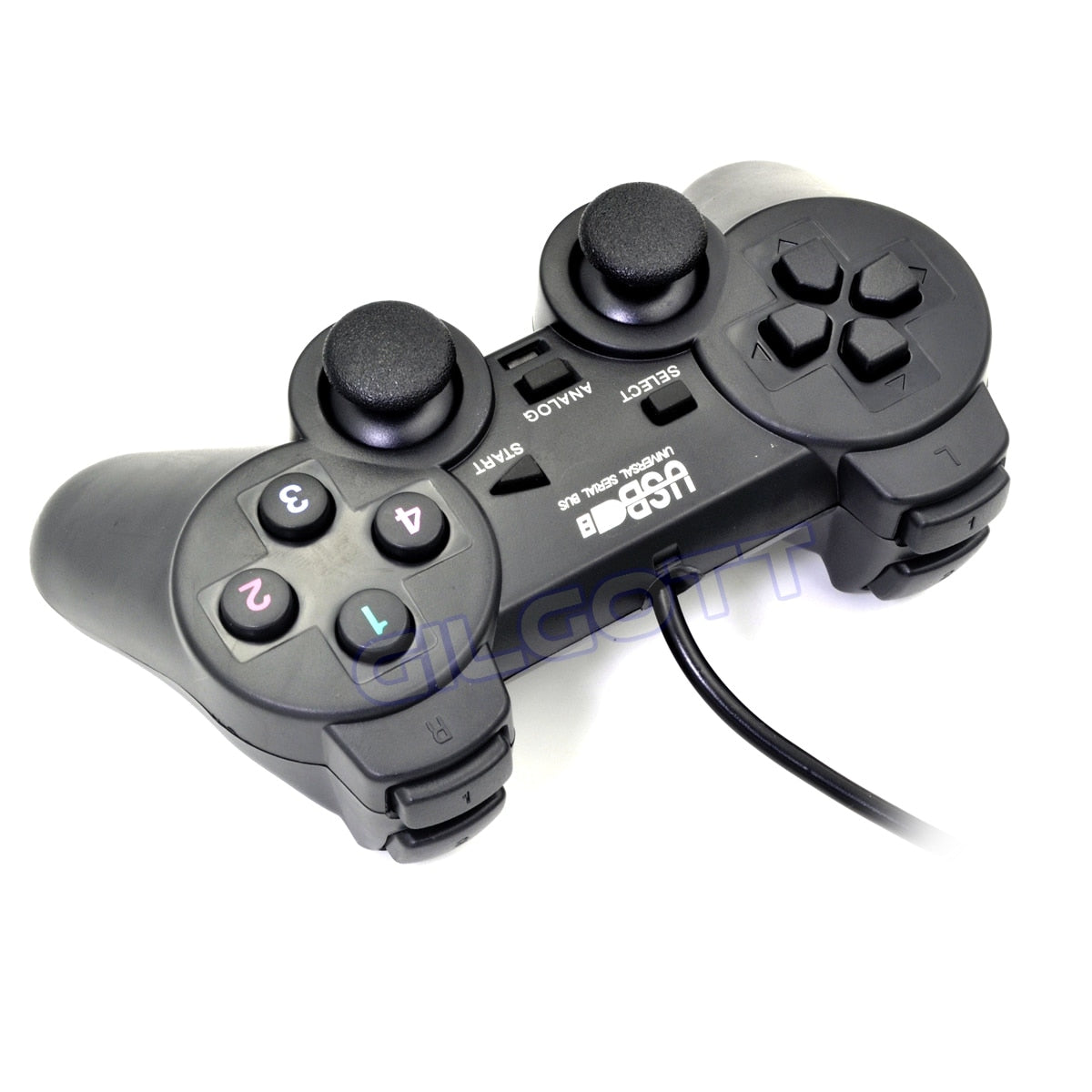 1PCS Dual Vibration USB Wired Controller for Windows 7/8/10 Gamepad Joystick for PC Windows Linux Desktop Laptop