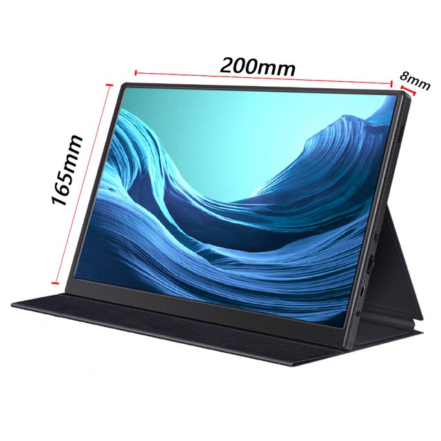 16 Inch Portable Monitor IPS FHD 1920*1080P Laptop Extended Screen USB C HDMI-Compatible PS4 PS5 Switch Computer Gaming Display