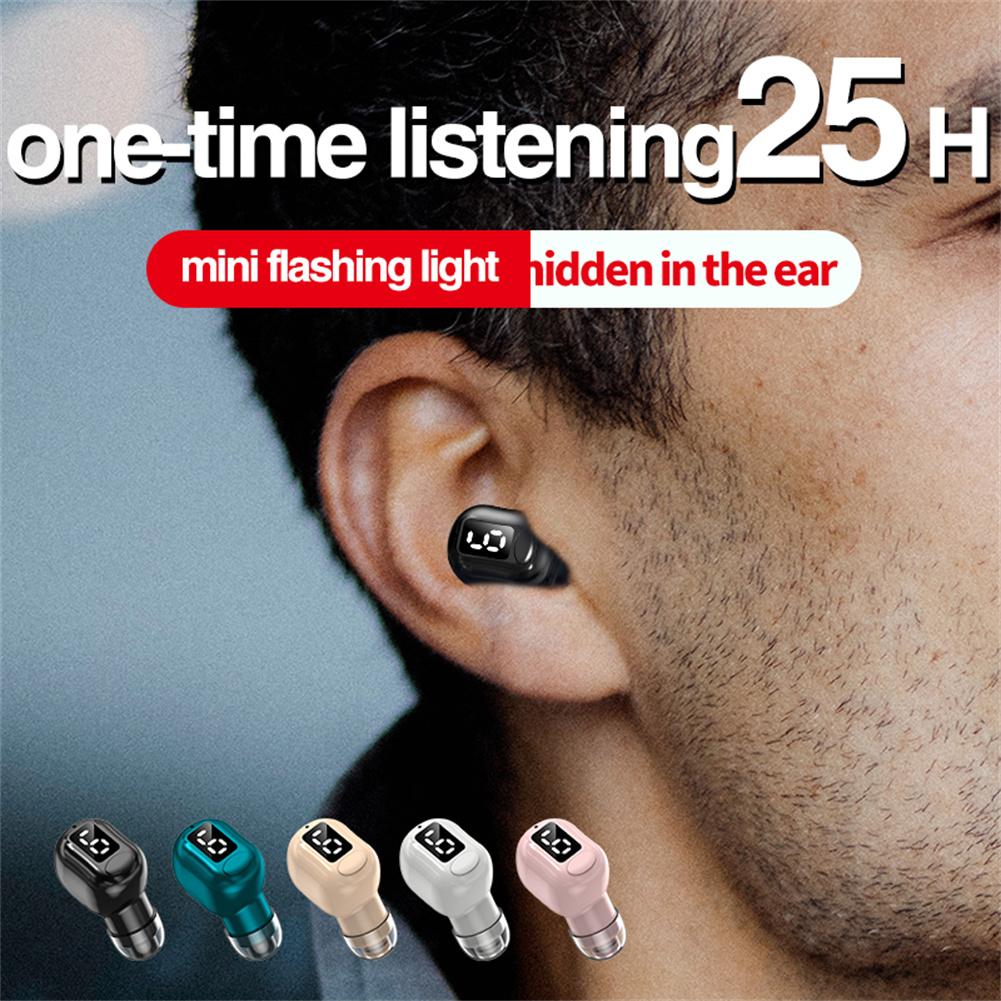 M5 Wireless Bluetooth-Compatible Headset Mini Single In-Ear Music Earbuds Invisible Business Earphone Tws High Quality