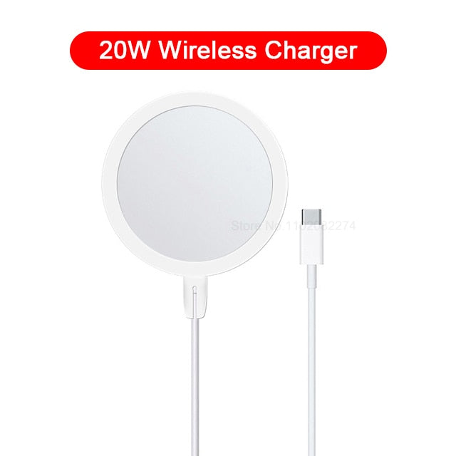 PD 20W Original Charger For iPhone 14 13 12 11 Pro Max Plus Magnetic Wireless Charger XS XR USB C Fast Charge Cable Accessories