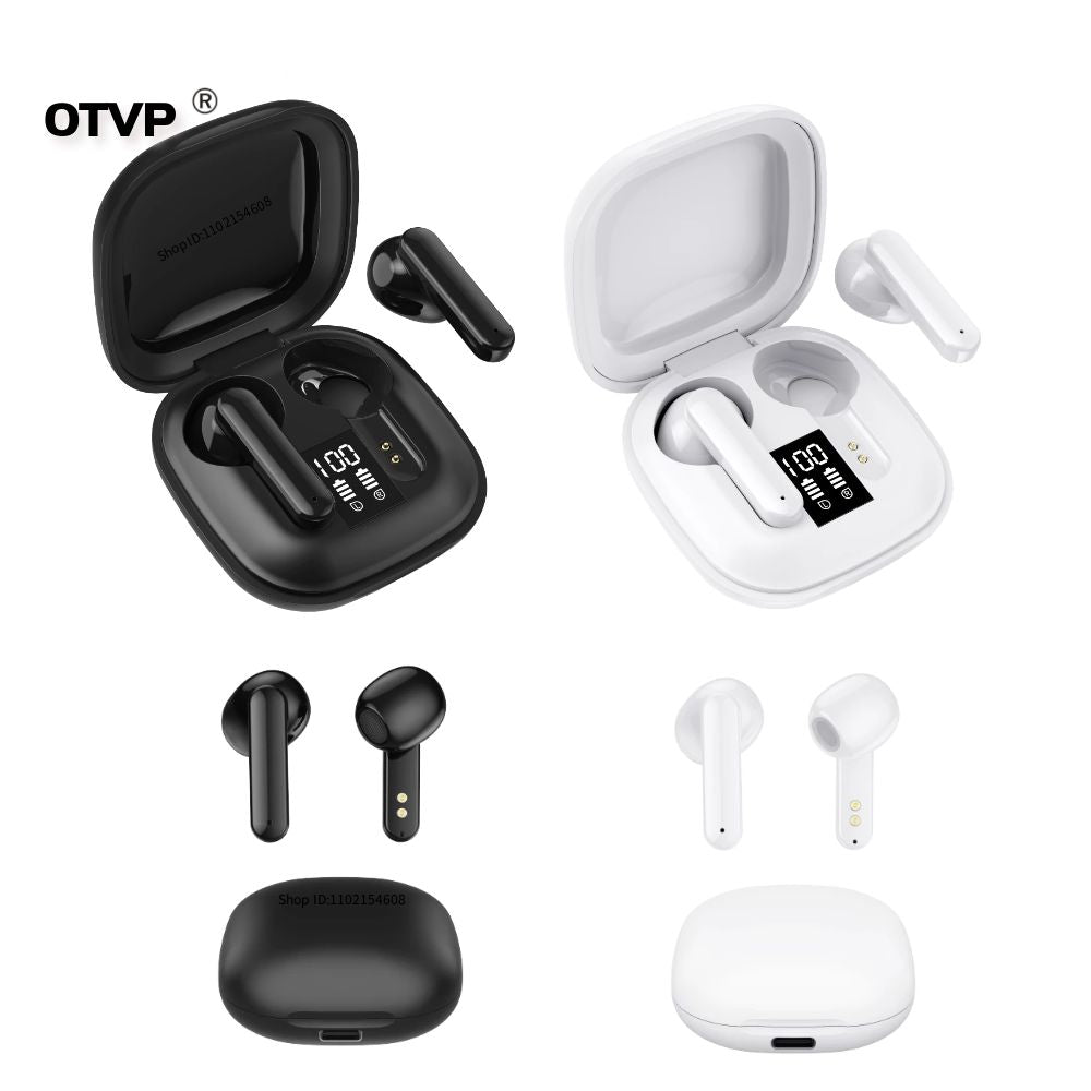 Original TWS Wireless Headphone Bluetooth 5.2 Dual Stereo Noise Reduction Bass High Quality Sound With Dual HD Microphone Earbud