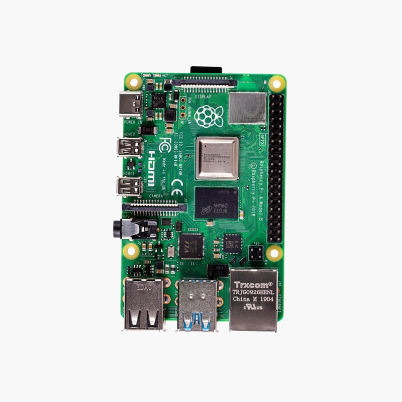 Raspberry Pi 4 Kit 5,6(Metal Case+Fan+32gb SD Card+Power+Micro Cable) PI 4B Board ARM 1GB 2GB 4GB 8GB Faster Than 3B+