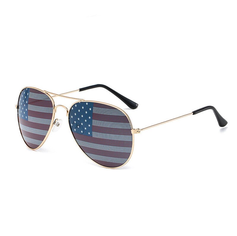 Personality USA Flag Sunglasses Independence Day Party Eyewear Women/Men 714 American Flags Glasses Festival Party Decoration