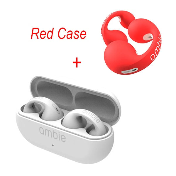 1:1 For Ambie Sound Earcuffs Upgrade Pro  Earring Wireless Bluetooth Earphones TWS Ear Hook Headset Sport Earbuds