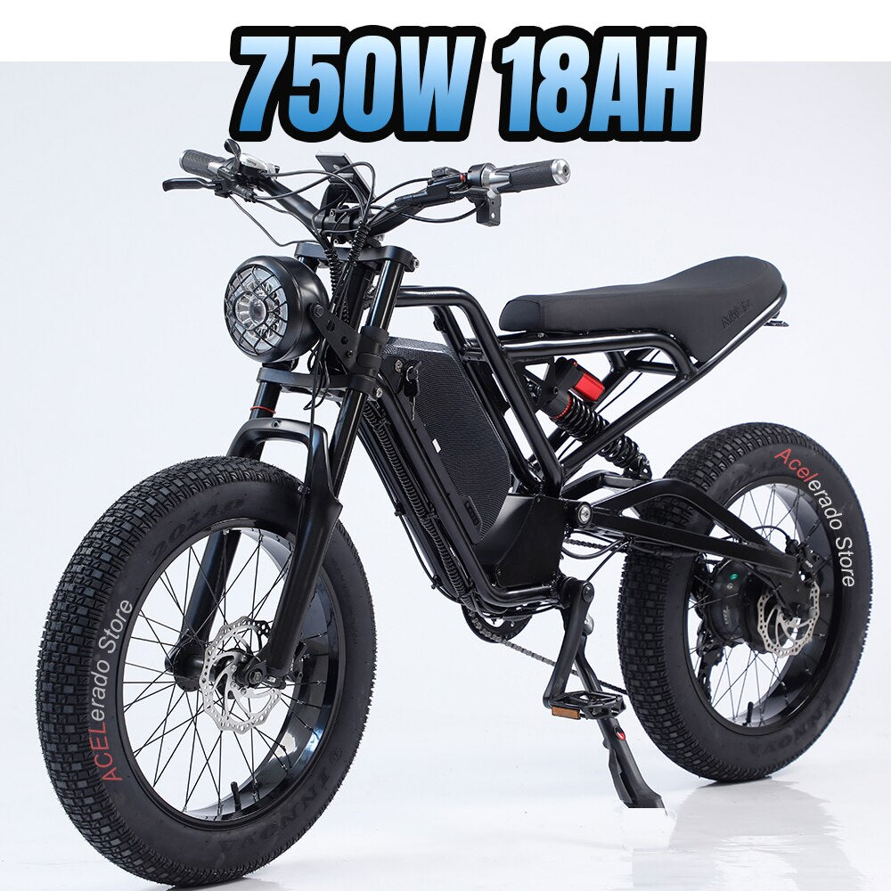 1500 واط دراجة كهربائية للبالغين 48 فولت 18 أمبير بطارية ليثيوم EBike مع تعليق كامل 20 "* 4.0" دراجات كهربائية بإطارات عريضة لجميع التضاريس