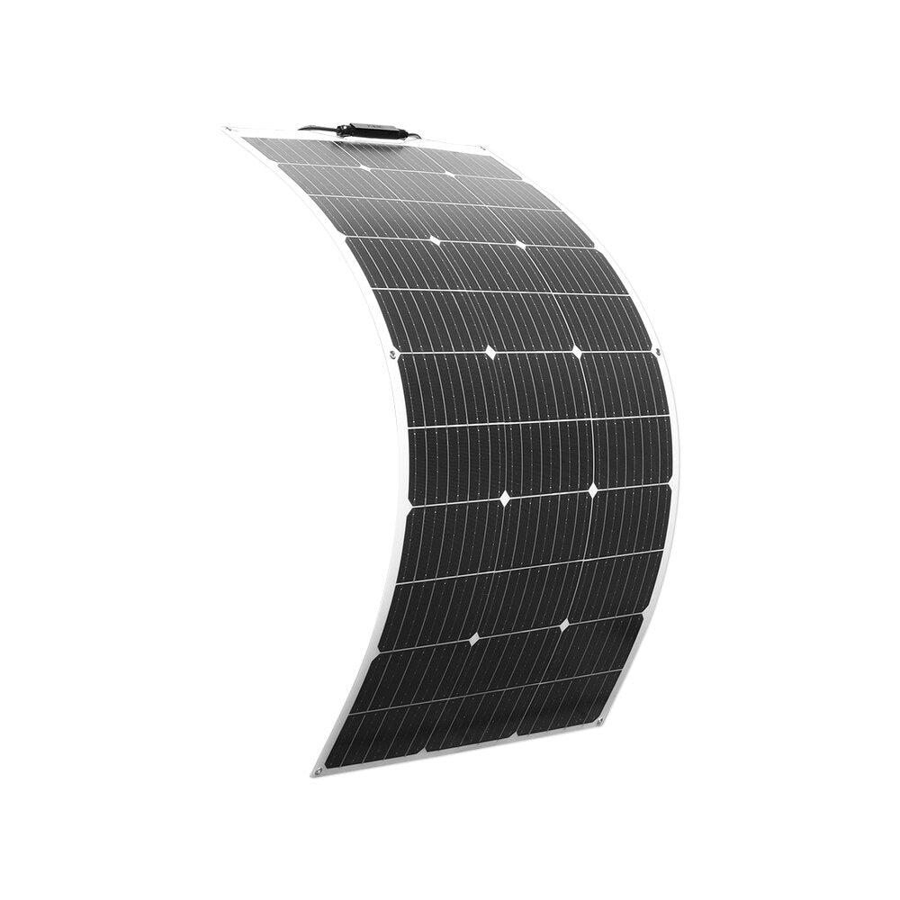 100 واط 200 واط 300 واط 400 واط مجموعة اللوحة الشمسية أو 18 فولت مرنة أحادية الألواح الشمسية الضوئية الطاقة 12 فولت 24 فولت عالية الكفاءة Paneles Solares