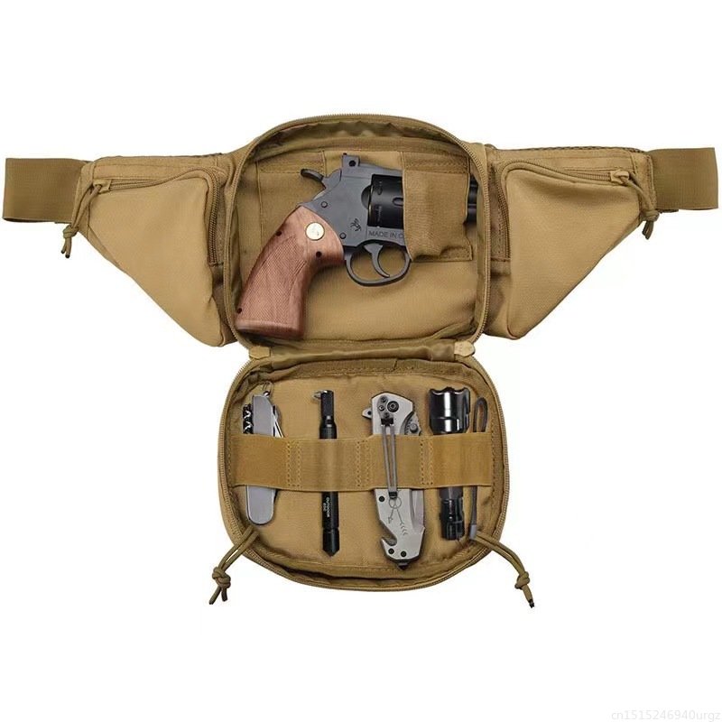 Outdoor Hiking  Waist Bag Running Sports Functional Bag Cycling Bag Bum Bag Multi-functional Tool Shoulder Tactical Waist Pack