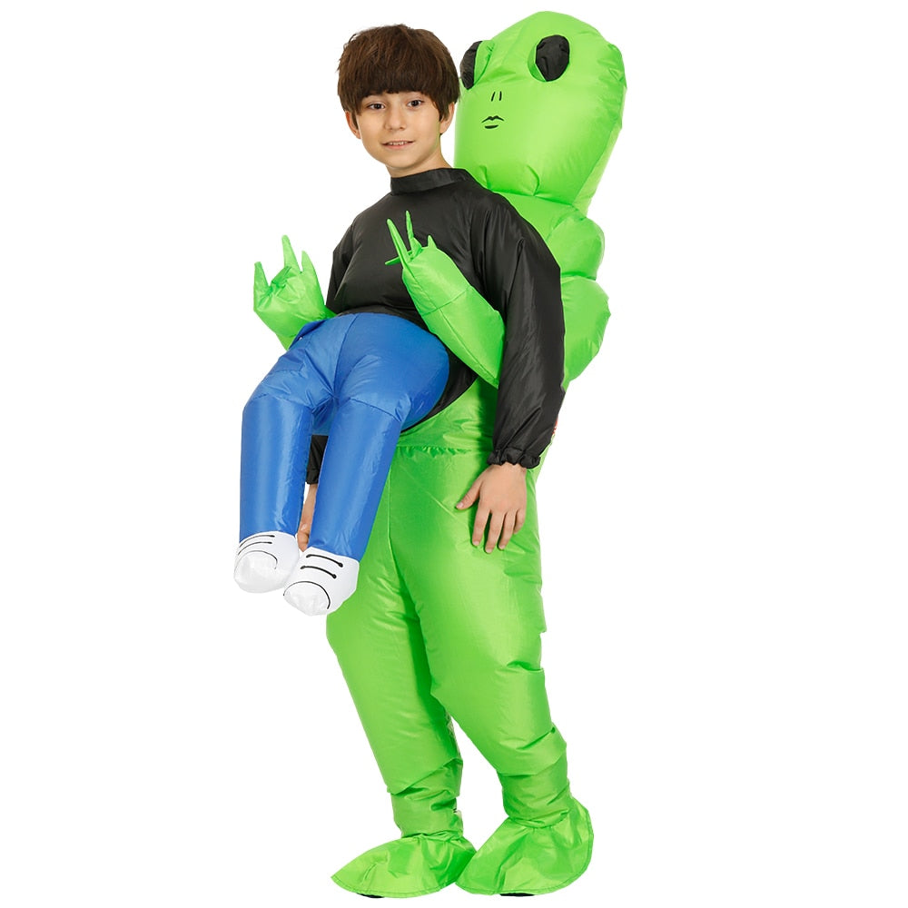 Mascot Alien Party Cosplay Costumes Scary Halloween Inflatable Monster Costume for Adult Kids Anime Role Play Disfraz