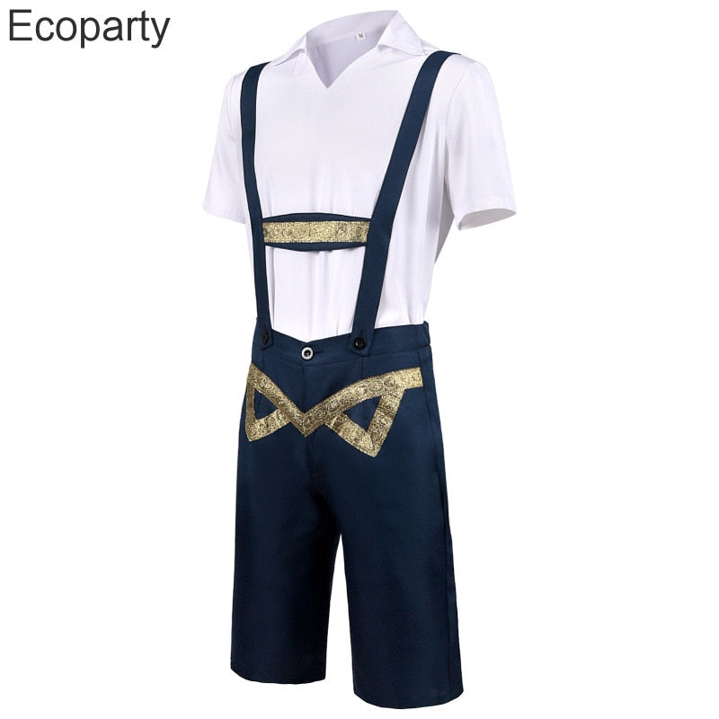 New Traditional Couples Oktoberfest Costume German Beer Outfit For Women Men Beer Girl Maid Cosplay Dress Halloween Fancy Outfit