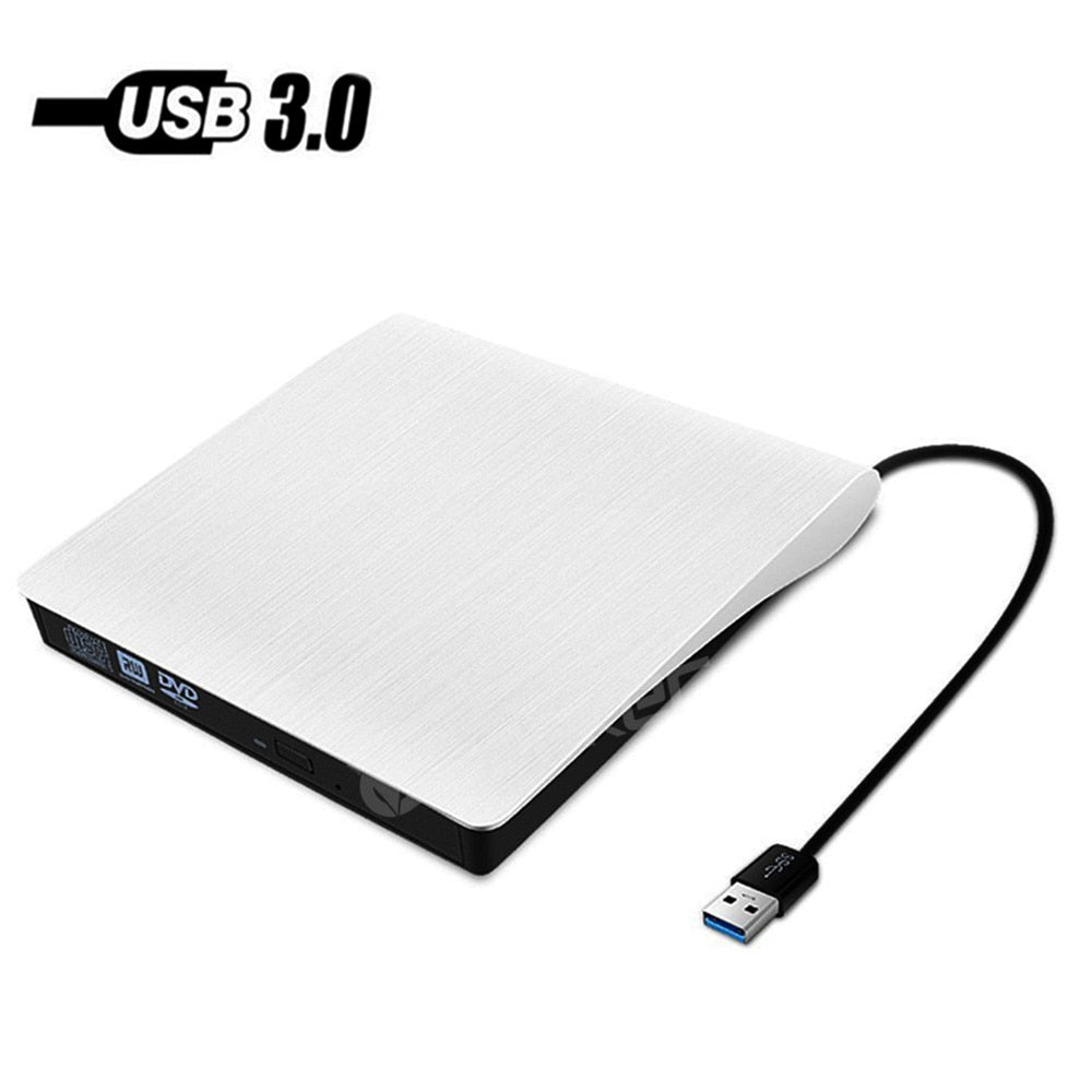 Woopker External DVD-RW Player CD DVD Burner USB 3.0 Drive Reader for PC Laptop Desktop Mac Windows Linux Apple iOS