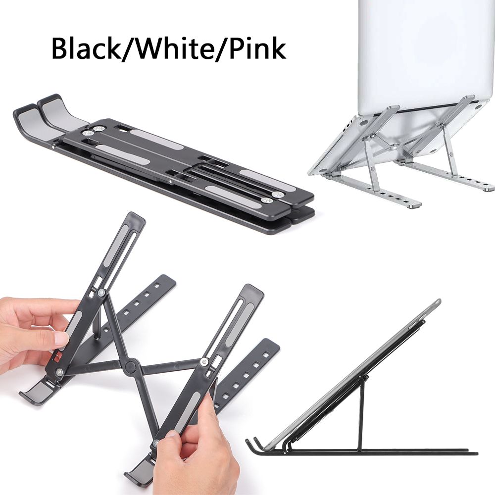 Adjustable Laptop Stand Folding Portable Desktop Holder Foldable Support For Notebook Computer Macbook Pro Air iPad