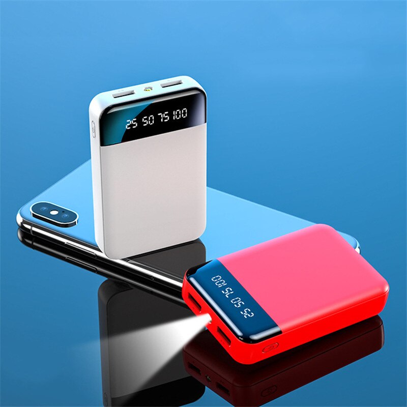 Mini Power Bank 50000mAh Portable External Battery Digital Display Fast Charging Mobilephone Charger for Xiaomi Samsung iPhone