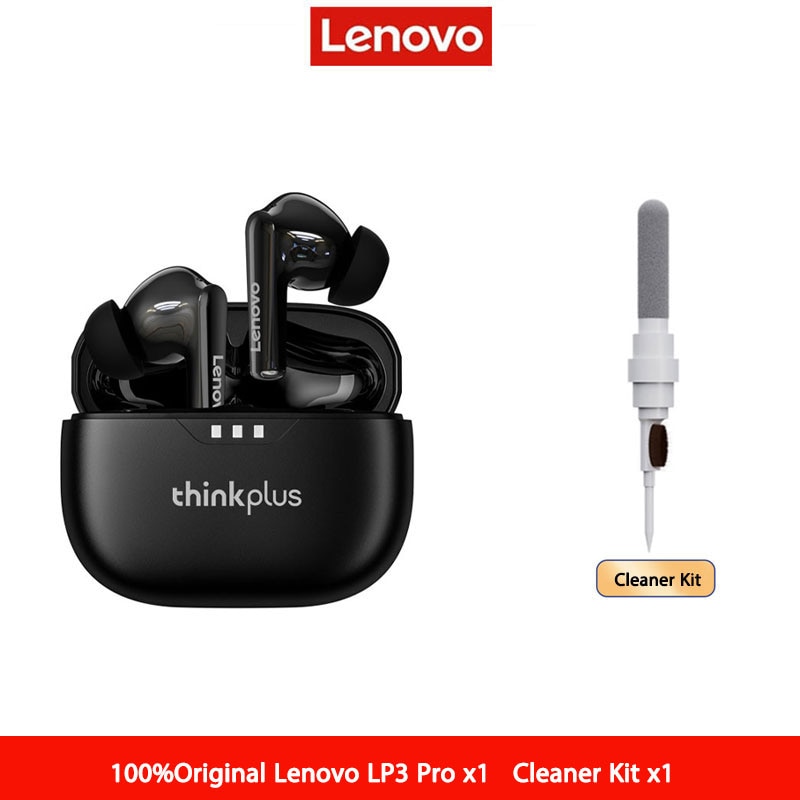 Original Lenovo Lp3 pro TWS Earphones Wireless Bluetooth 5.2 Earbuds HIFI Sound Noise Reduction HD Call Low Latency Headphones