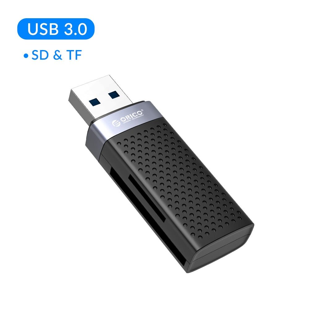 ORICO USB 3.0 Card Reader Flash Smart Memory Card 2 Slots for TF SD Micro SD Card Adapter Laptop Accessories PC Macbook Linux