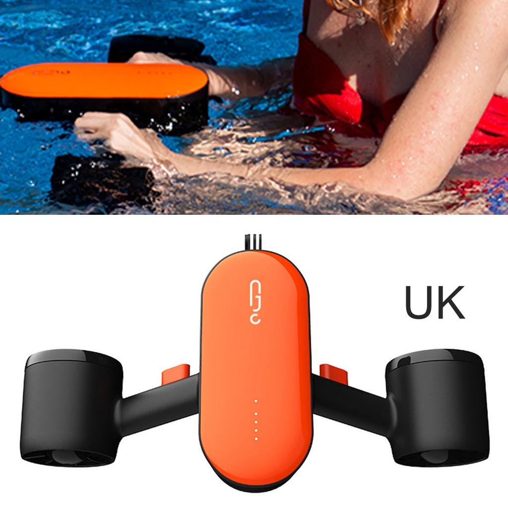 مقاوم للماء سكوتر كهربائي تحت الماء 3 سرعة الغوص المروحة بركة البحر سكوتر معدات الرياضات المائية المملكة المتحدة التوصيل