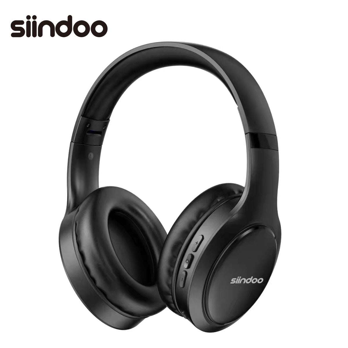 Siindoo JH-919 Wireless Bluetooth Headphones Foldable Stereo Earphones Super Bass Noise Reduction Mic For Iphone Laptop PC TV