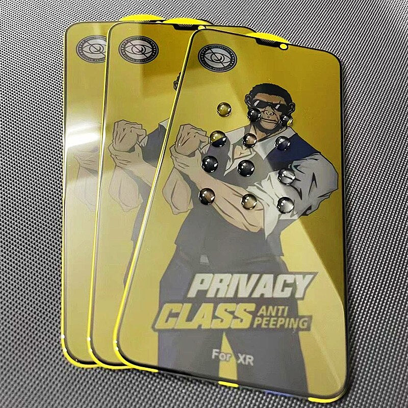 New Gorilla Anti Spy Screen Protector On iPhone 14 13 12 11 Pro Max X XS XR 13 12 Mini 14 Plus Privacy Tempered Protective Glass