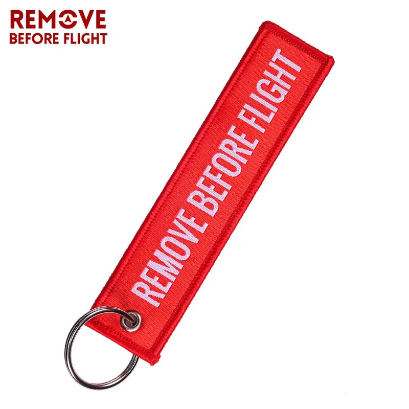 Remove Before Flight Car Key Chain