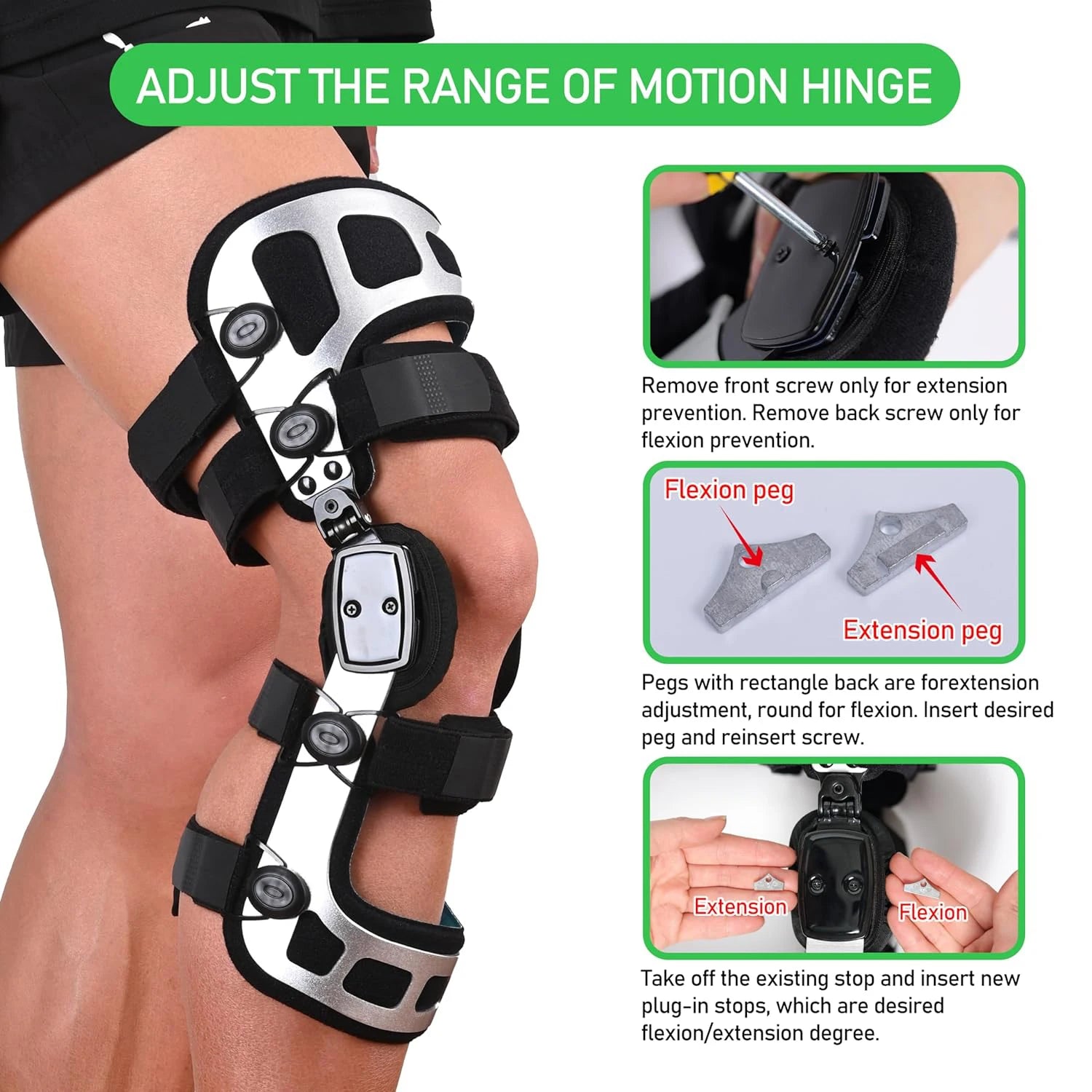 Komzer OA Unloader Knee Brace Orthopedic Ligament Injury Protector Arthritis Osteoarthritis Relief