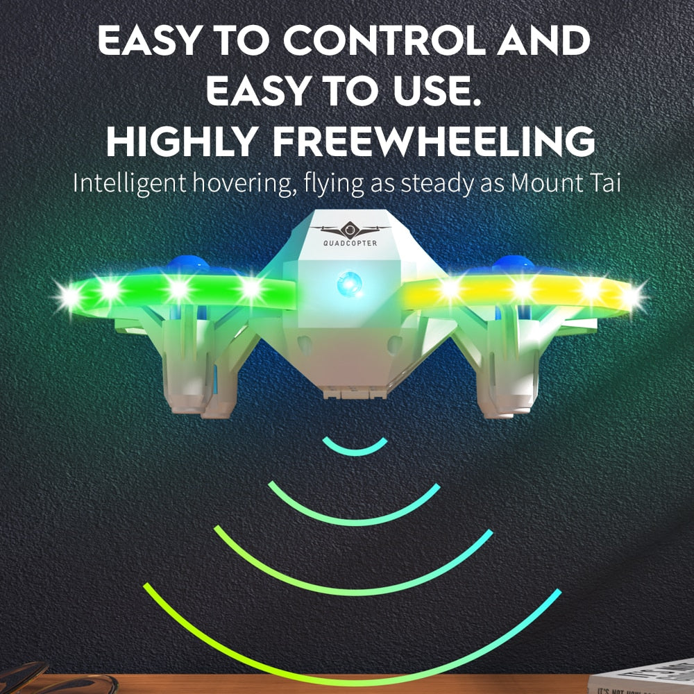 Mini Drone 3D Flip Flash Lighting Intelligent Hover 2.4G 4CH Remote Control Helicopter Quadcopter Dron Rc Plane Children&#39;s Toys