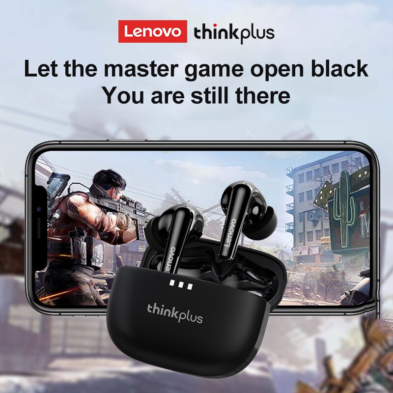 Original Lenovo Lp3 pro TWS Earphones Wireless Bluetooth 5.2 Earbuds HIFI Sound Noise Reduction HD Call Low Latency Headphones