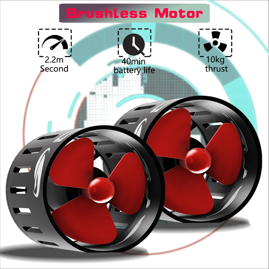 2.2m/s Electric Motor 45mins Scuba Diving Equipment Wearable Underwater Scooter Mini Water Scooter Underwater Sea Scooters