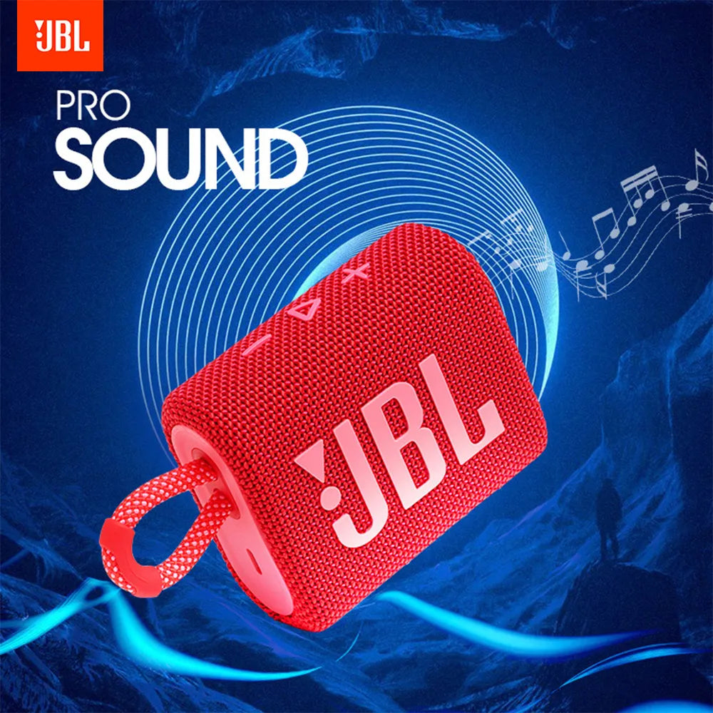 Original JBL Original Go 3 Portable Bluetooth Speaker Powerful Bass Subwoofers Mini Wireless Speaker Stereo Sound Mode JBL GO3