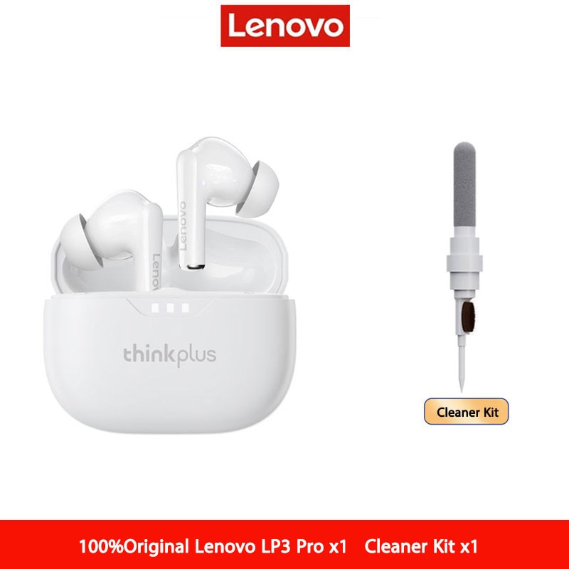 Original Lenovo Lp3 pro TWS Earphones Wireless Bluetooth 5.2 Earbuds HIFI Sound Noise Reduction HD Call Low Latency Headphones