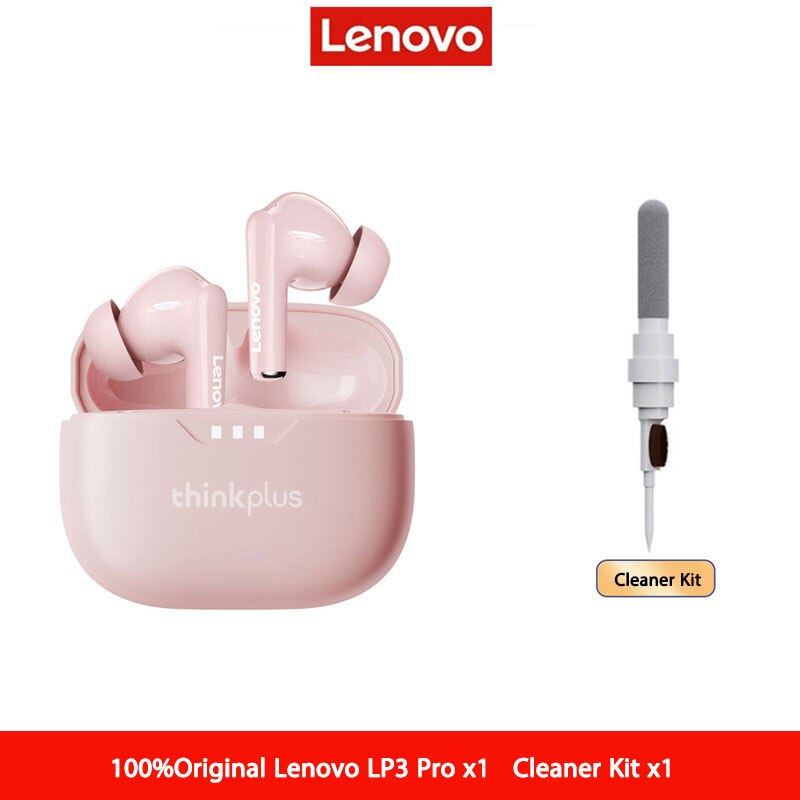 Original Lenovo Lp3 pro TWS Earphones Wireless Bluetooth 5.2 Earbuds HIFI Sound Noise Reduction HD Call Low Latency Headphones