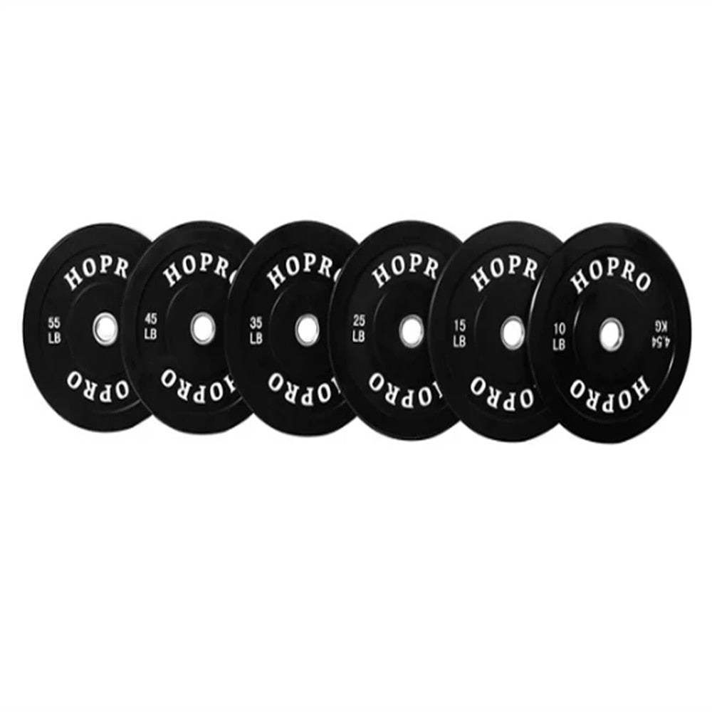 Bumper Plate Weight Plate with Steel Hub, Black, 35 lbs, Single