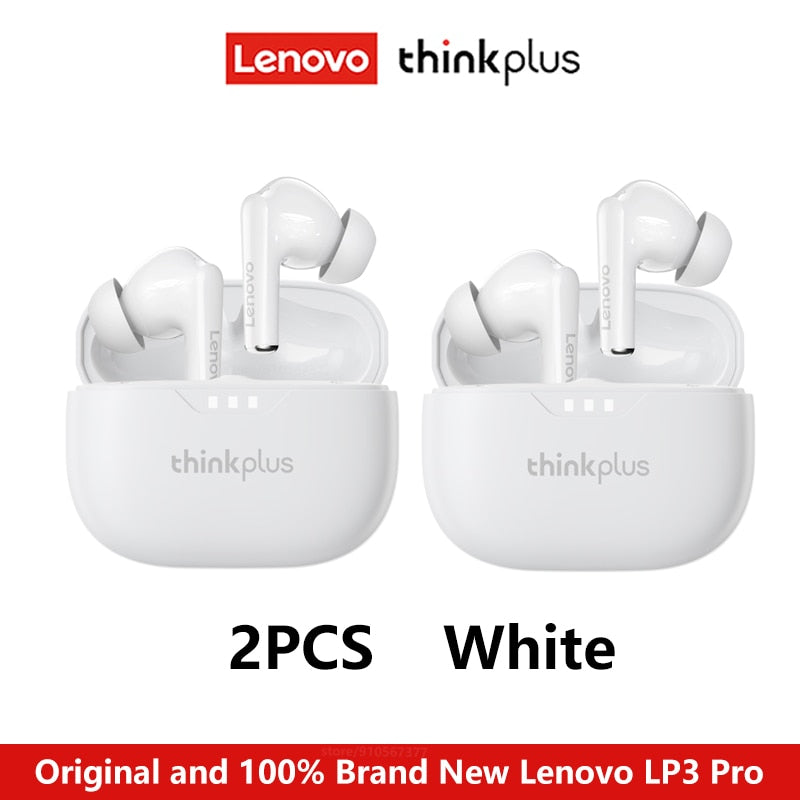 Original Lenovo Lp3 pro TWS Earphones Wireless Bluetooth 5.2 Earbuds HIFI Sound Noise Reduction HD Call Low Latency Headphones