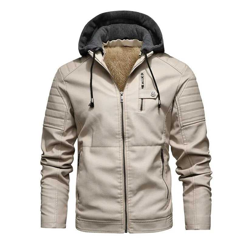 Jackets For Mens Leather Coat Men's Man Windbreaker Hooded Parkas Sports Sweat-shirts Down Light Trekking Cold Waterproof Coats