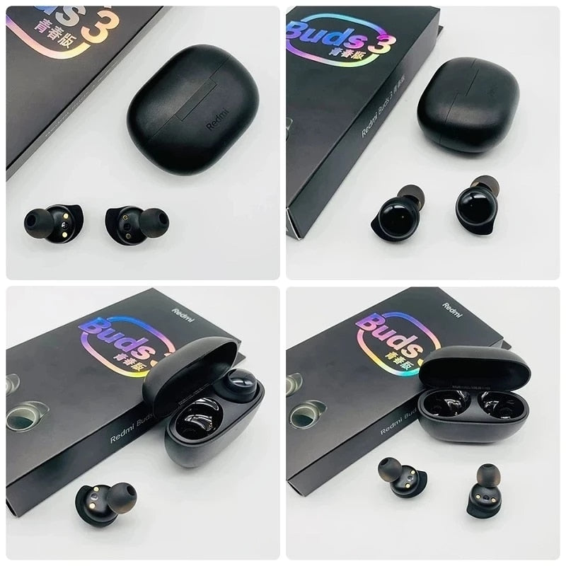 Xiaomi Redmi Buds 3 Lite Wireless in-Ear Headphones Fone De Ouvido Bluetooth 5.2 IPX4 Compatible Dual Connection Function Black
