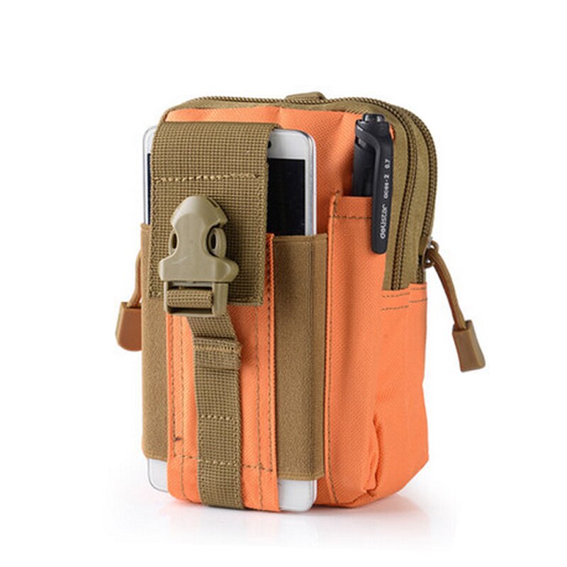 Outdoor Men Waist Pack Bum Bag Pouch Waterproof Tactical Military Sport Hunting Belt Molle Nylon Mobile Phone Bags Travel Tools