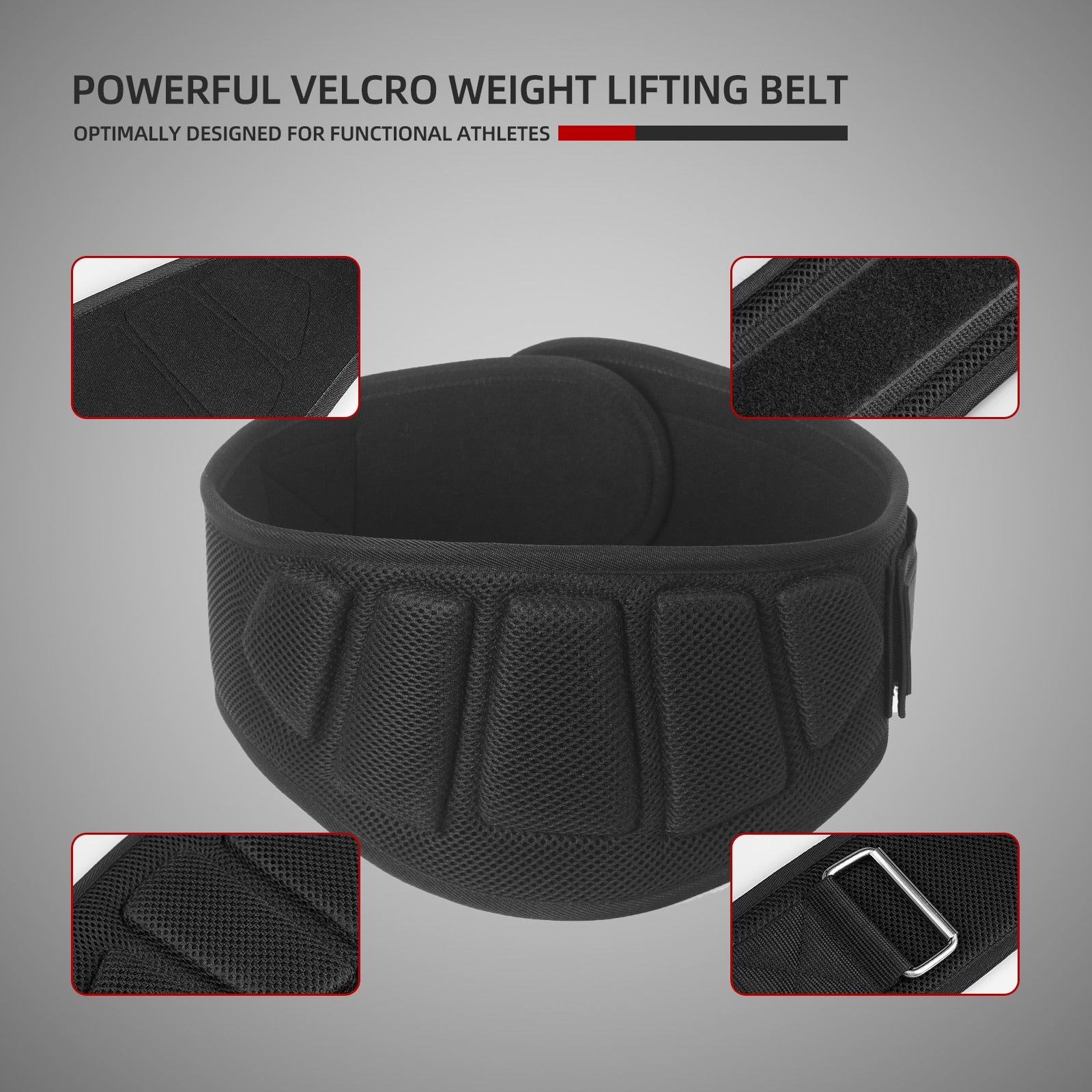 SKDK Weightlifting Belt Back Support Belt Men Waist Protection Fitness Training Orthopedics Protection Spine Back Support Belt