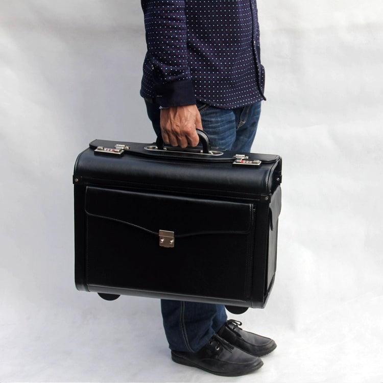 Captain Pilot Flight Case Laptop Trolly Case Suitcase