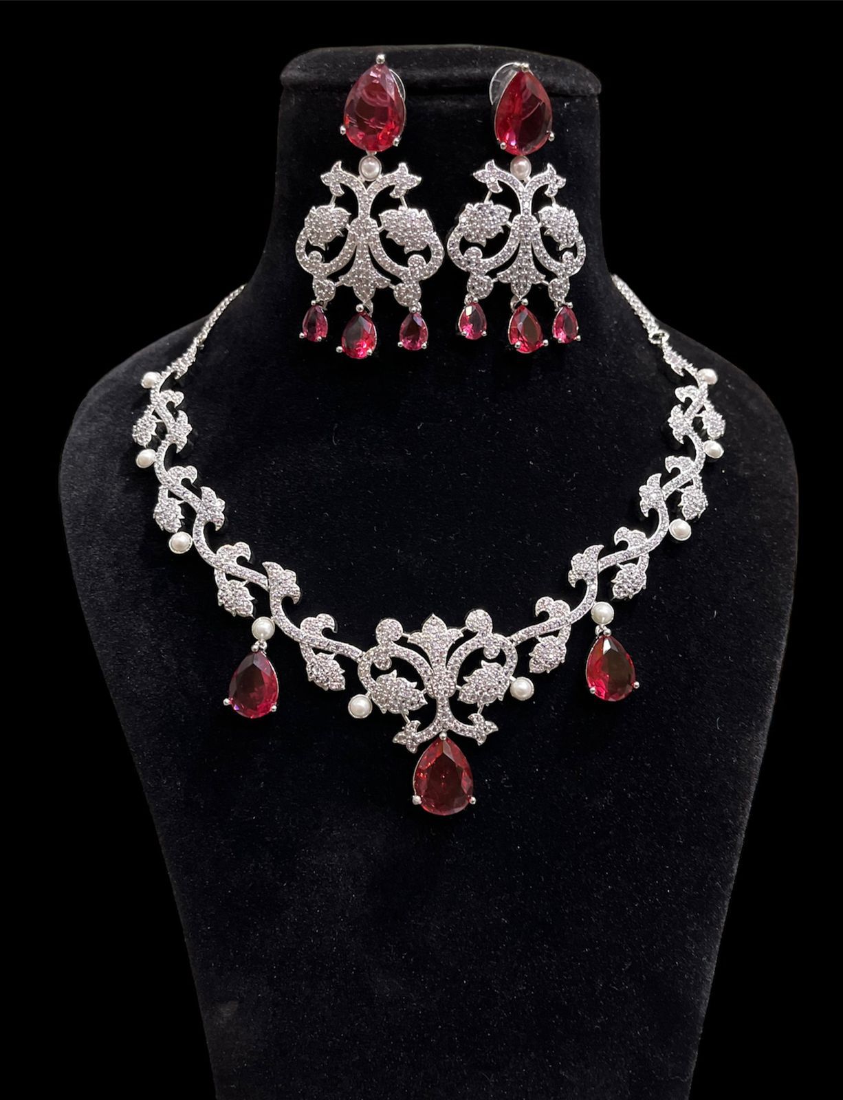 High quality American Diamond Necklace set