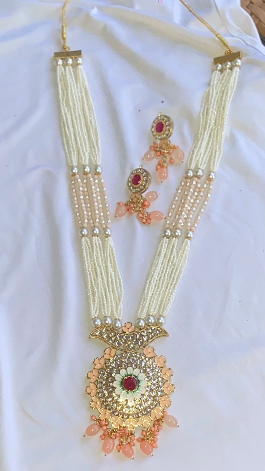 Long pendant set with Earings