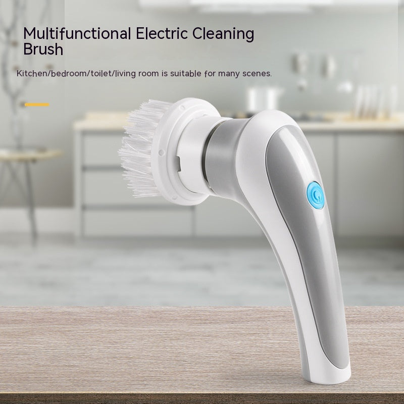 Electric Cleaning Brush 4 In 1 Spinning Scrubber Handheld Electric