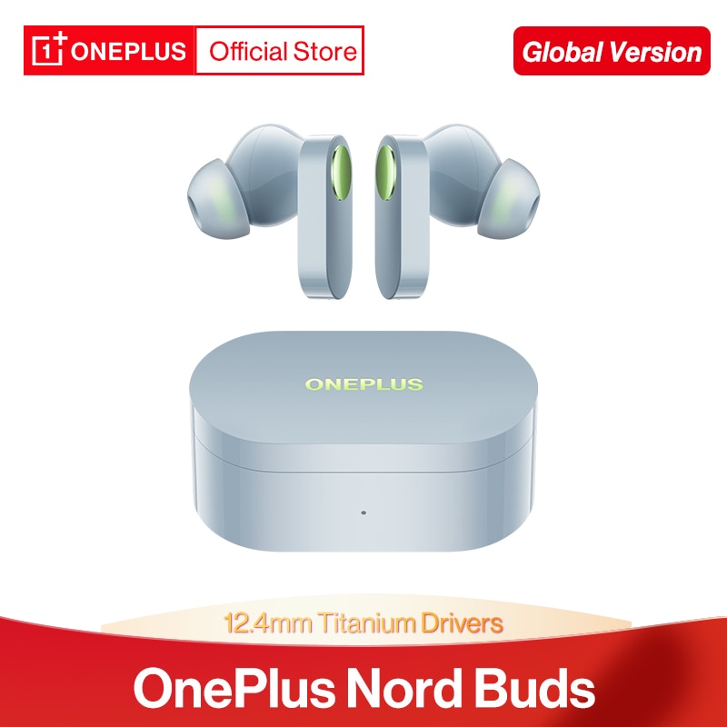 الإصدار العالمي من سماعات OnePlus Nord Buds TWS زوج سريع بلوتوث 5.2 IP55 SBC AAC Dolby Atmos يدعم معادل الصوت الرئيسي