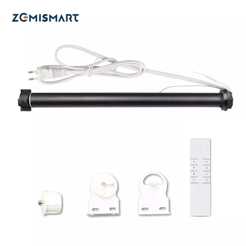Zemismart WiFi Tuya Smart Life Curtain Motor for 36 37mm Tube Alexa Google Home Control Roller Blind Motorized Shutter Engine