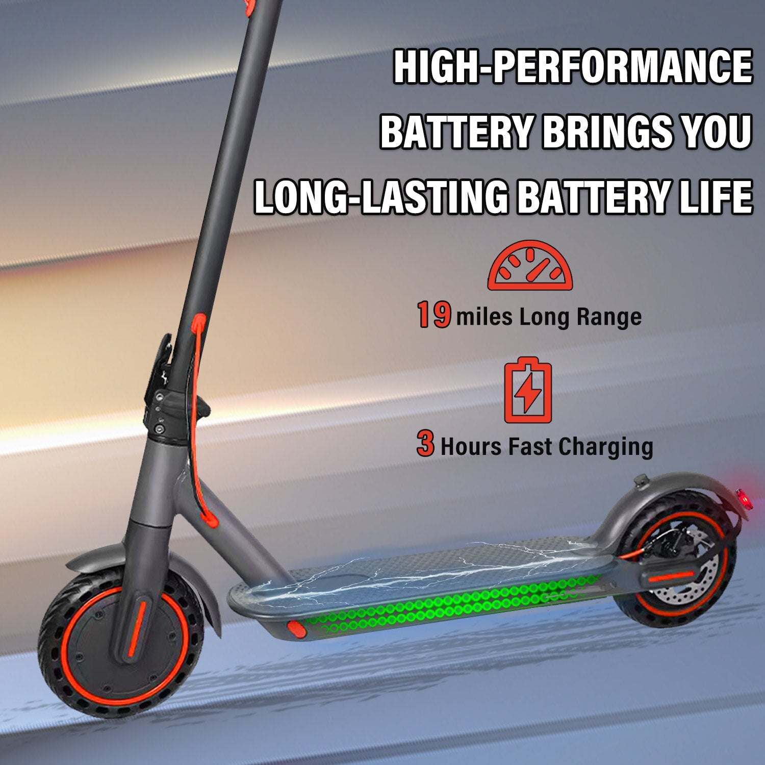 350W Foldable Electric Scooter 16mph 36V Adults Scooter 8.5&quot; Electric Collapsible Smart Skateboards Scooter With App
