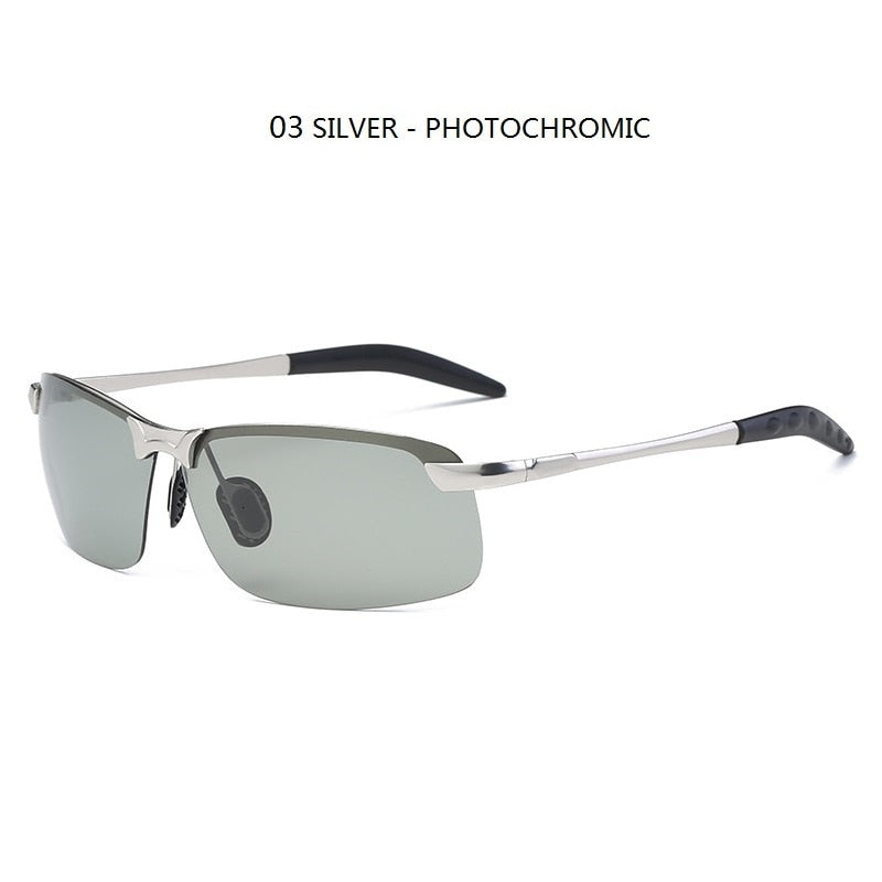 Photochromic Sunglasses Men Polarized Driving Chameleon Glasses Male Change Color Sun Glasses Day Night Vision Driver&#39;s Eyewear