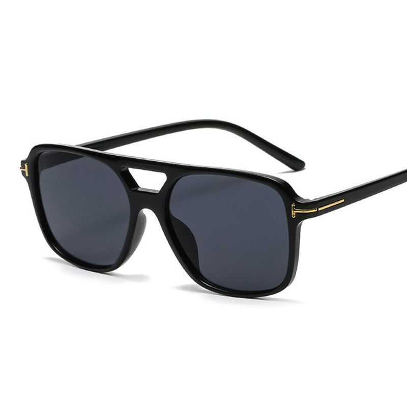 خمر النظارات الشمسية مربع امرأة الرجعية العلامة التجارية مرآة نظارات شمسية الإناث أسود أصفر موضة كاندي الألوان Oculos دي سول Feminino