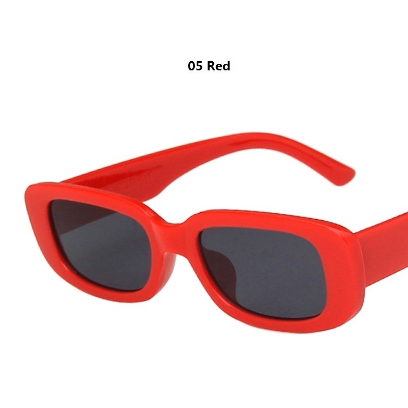 مستطيل صغير النظارات الشمسية النساء البيضاوي خمر العلامة التجارية مصمم ساحة نظارات شمسية للنساء ظلال الإناث النظارات المضادة للوهج UV400