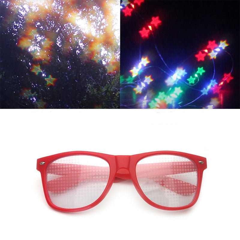 Love Heart Shape Sunglasses Women PC Frame Light Change Love Heart Lens Colorful Sun Glasses Female Red Black Shades