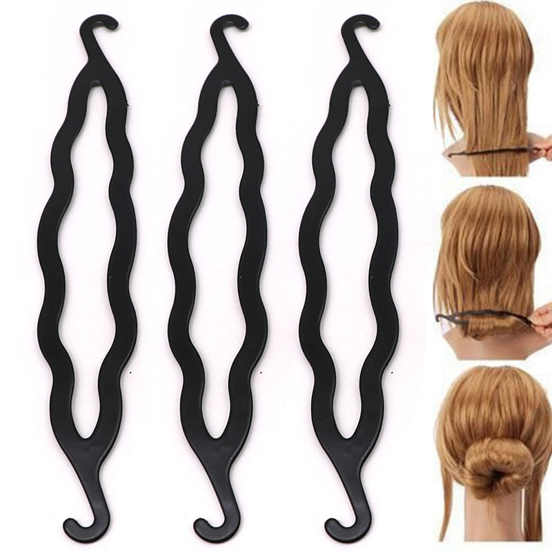 Multi-style Women Hair Twist Styling Clip Stick Bun Maker DIY Hair Braiding Tools Hair Accessories Braider DIY Hairstyle