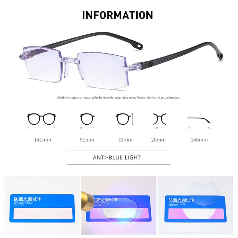 iboode -1.0 -1.5 -2.0 -2.5 -3.0 -4.0 Finished Myopia Glasses Classic Anti blue Light Prescription Optical Eyeglasses Women Men