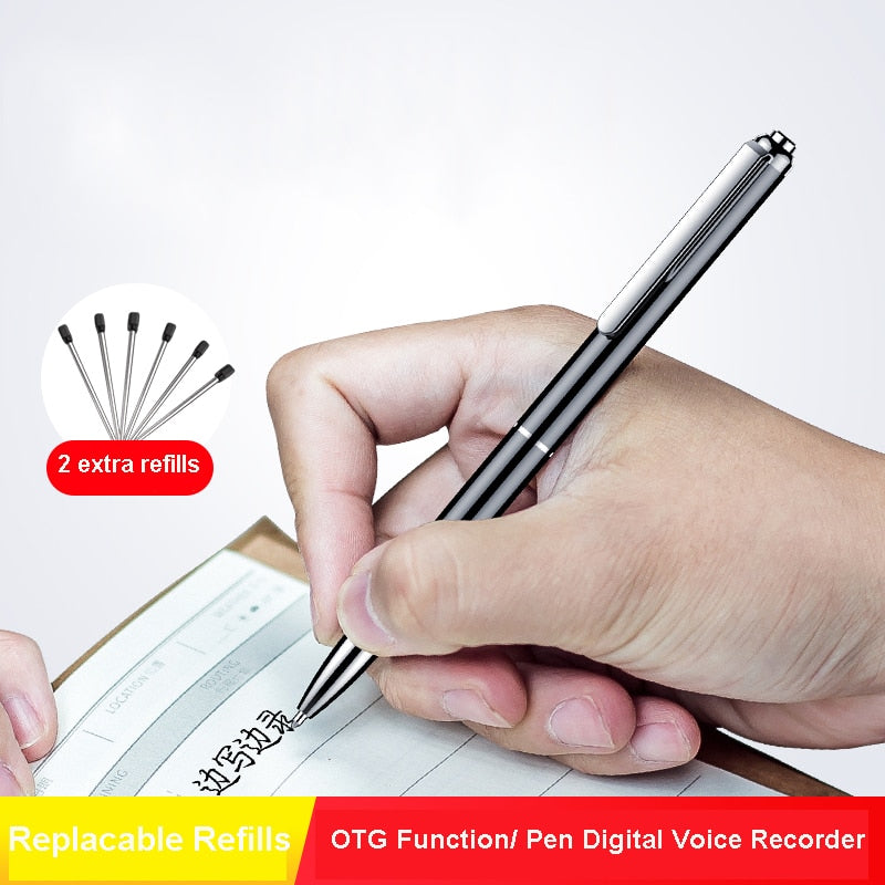 Professional Recording Pen 32GB 64G 128G Portable Voice Recorder Dictaphone Digital Sound Record Device Long Time Audio Recorder