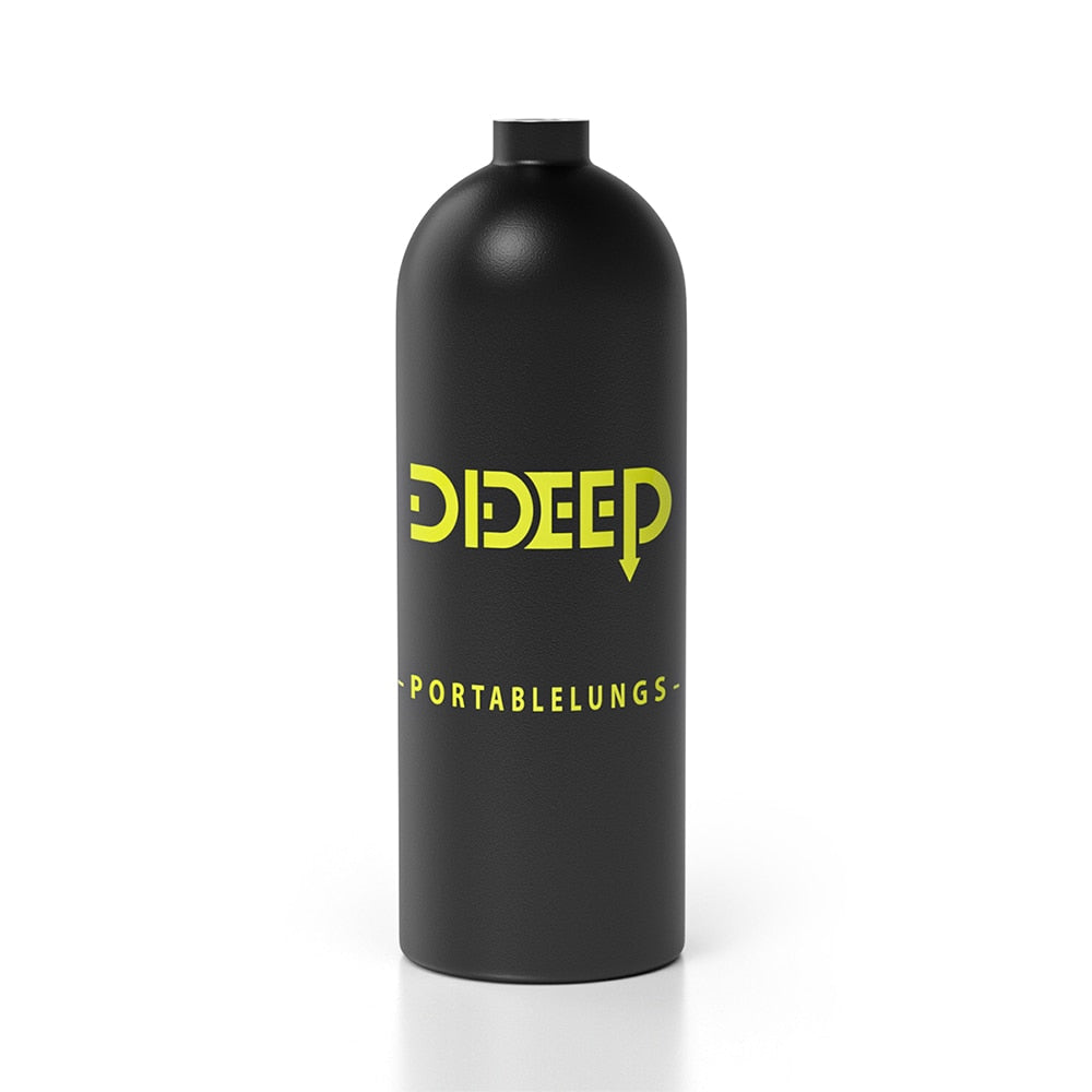 DIDEEP 2L Scuba Diving Cylinder Mini Oxygen Tank Dive Respirator for Snorkeling Breath Bucear buceo Diving Equipment